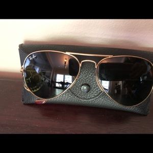 Raybans - womens aviator - for Brooks Brothers
